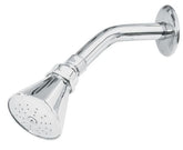 Ducha reona 2 1/2" con brazo y cubre falta acero inoxiable foset